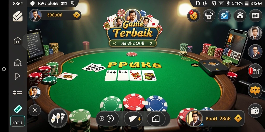 Tampilan menarik dan gameplay poker yang seru di 8364.