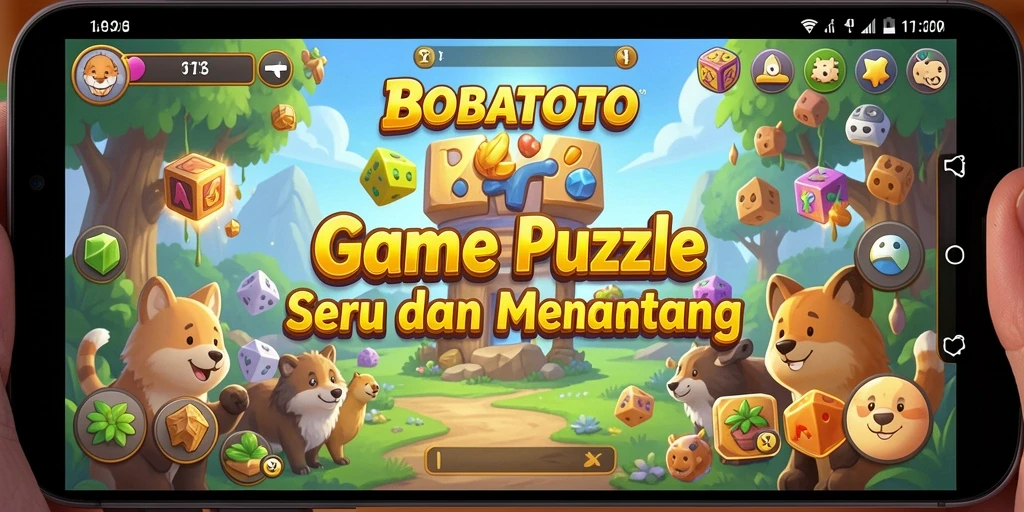 Tampilan gameplay menarik dari BOBATOTO dengan tantangan puzzle