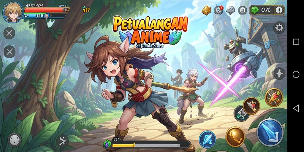 Gameplay seru di dunia anime dalam GF777.