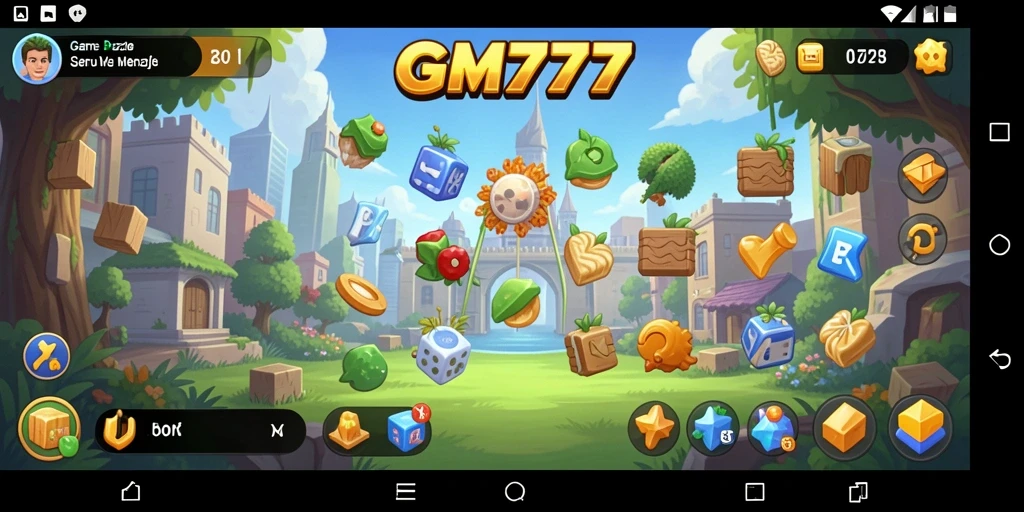Screenshot utama GM777 menampilkan gameplay Puzzle yang mengasyikkan dan menantang.