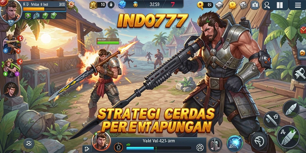 Tampilan gameplay menegangkan di <strong>INDO777</strong> saat merencanakan strategi.