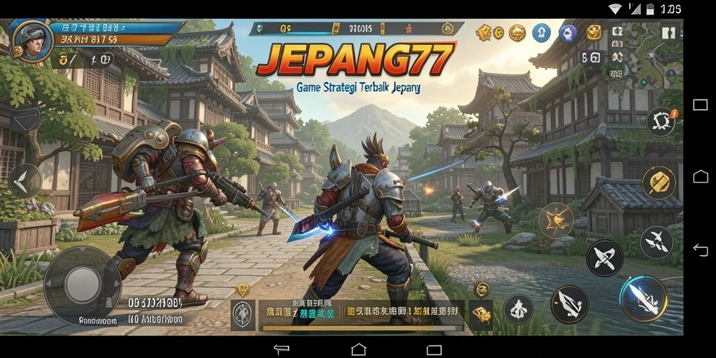 Tampilan gameplay seru JEPANG77 dengan strategi beragam.