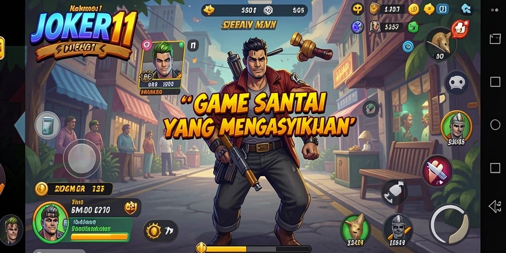 Tangkapan layar utama JOKER11 menampilkan gameplay yang menarik dan penuh warna.