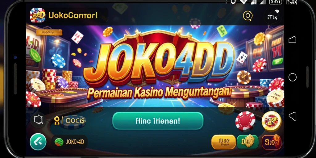 Screenshot JOKO4D menampilkan gameplay seru dan menegangkan di Kasino.