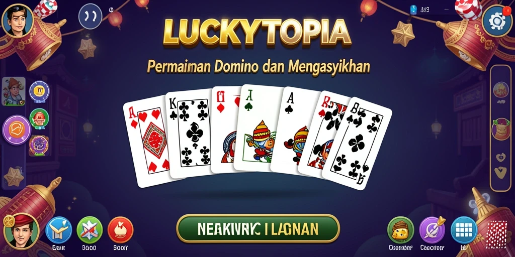 Screenshot gameplay <strong>LUCKYTOPIA</strong> yang menunjukkan aksi seru permainannya.