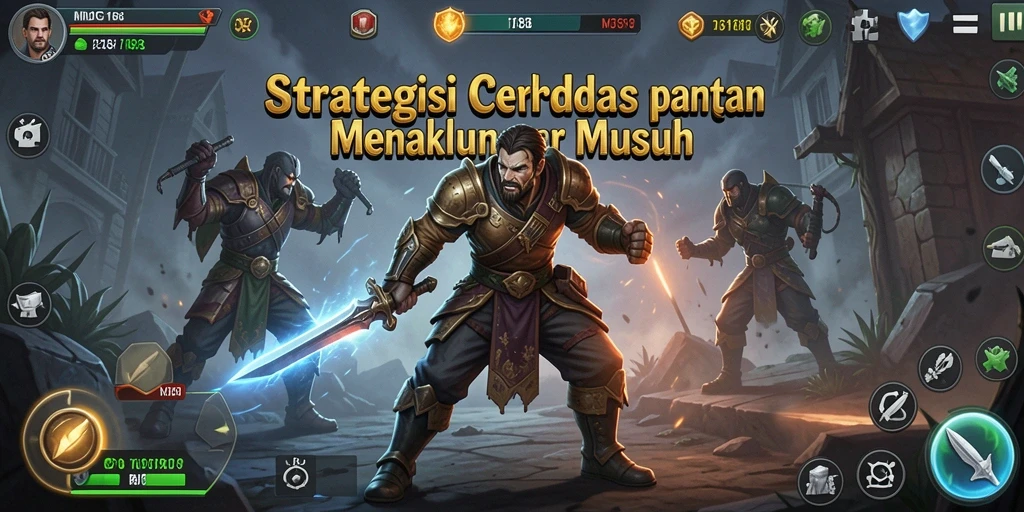 Screenshot MDG188 menunjukkan pertempuran strategis yang mendebarkan.