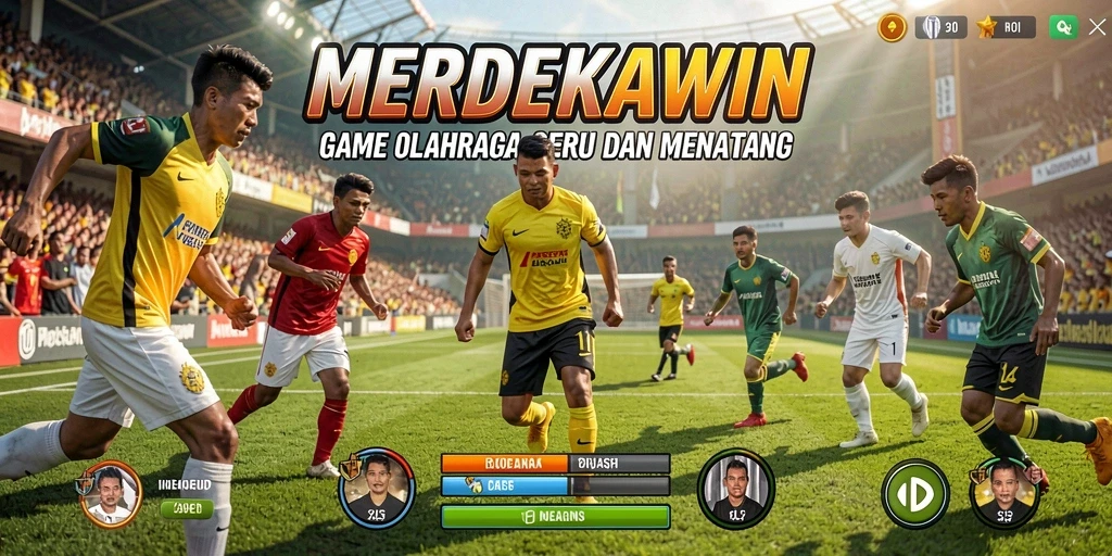 Tampilan permainan <strong>MERDEKAWIN</strong> yang seru dan interaktif.