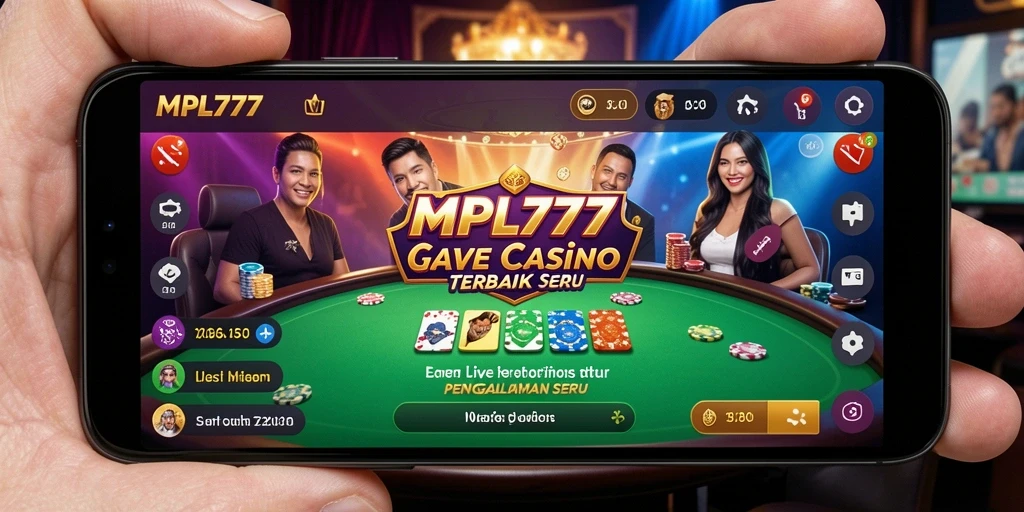 Tampilan gameplay Live Casino MPL777 yang mendebarkan dan interaktif.