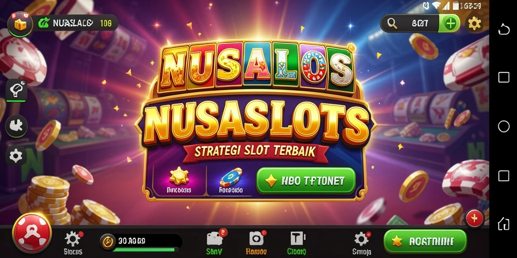 Screenshot gameplay NUSASLOTS yang mendukung strategi dalam permainan slot.