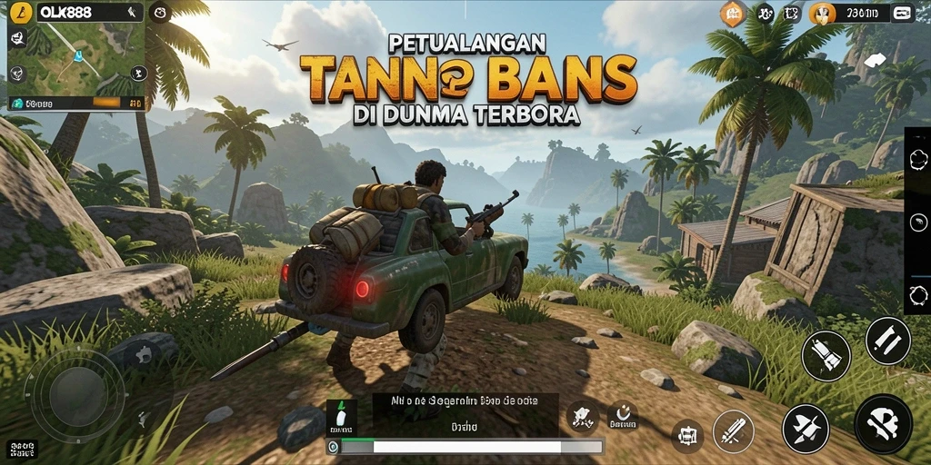 Tampilan gameplay OLX888 yang memukau di dunia terbuka.