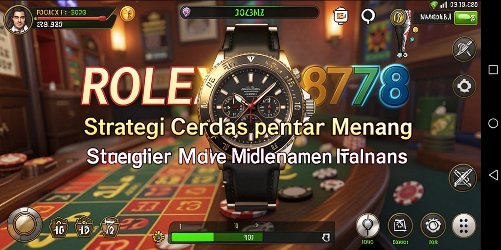 Tampilan gameplay seru dan menantang dalam ROLEX878.