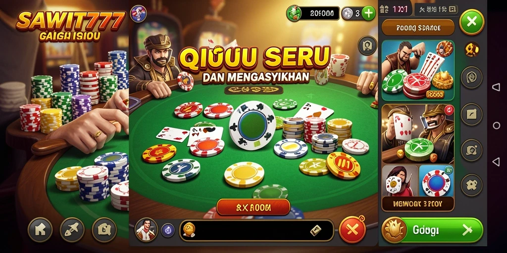 Gameplay QiuQiu yang seru dan menantang di SAWIT777.