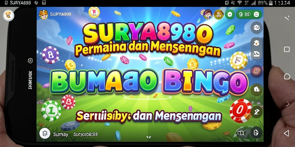 Screenshot gameplay SURYA898 menampilkan keseruan Bingo.