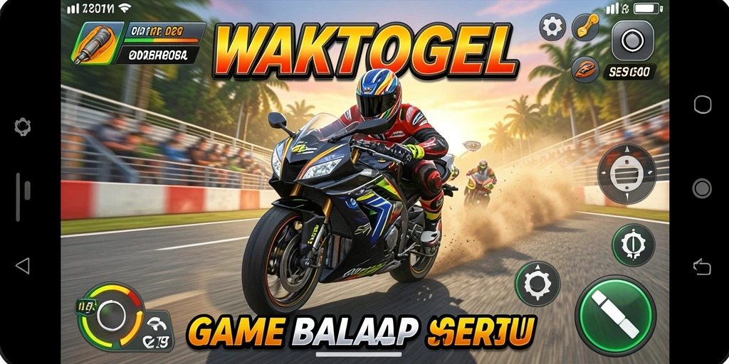 Menampilkan gameplay seru dan kecepatan tinggi di WAKTOGEL.